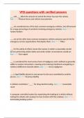 VFIS questions with verified answers&period;