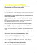 HPDP Final Exam Questions and Answers Latest Update 2025 Already Passed 