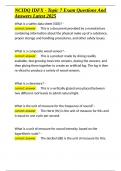 NCIDQ IDFX - Topic 7 Exam Questions And Answers Latest 2025&period;docx