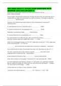 2025 MSSC QUALITY ACTUAL EXAM QUESTIONS WITH ANSWERS 2025&sol;2026 GRADED A&plus;