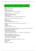 2025 MSSC QUALITY END OF COURSE ALL APPROVED QUESTIONS WITH ANSWERS 2025&sol;2026 GRADED A&plus;