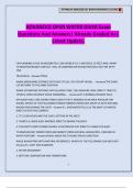ADVANCED OPEN WATER DIVER Exam Questions And Answers&vert; Already Graded A&plus;&vert; Latest Update&period;