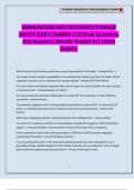 AMMUNITION AND EXPLOSIVES STORAGE SAFETY &lpar;CERT&rpar; &lpar;AMMO 112&rpar; Exam Questions And Answers&vert; Already Graded A&plus;&vert; Latest Update&period;