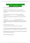 DFW SIDA Testing extension with Answers 100&percnt; Correct 