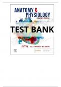  Test bank for Anatomy and Physiology 11th Edition by Patton