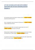 ATT TEST 10 EXAM LATEST 2025 WITH CORRECT  QUESTIONS AND DETAILED ANSWERS&sol;ALREADY  GRADED A&plus;