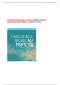 TEST BANK FOR THEORETICAL BASIS FOR NURSING 6TH EDITION BY MELANIE MCEWEN&colon;EVELYN M&period;WILLS CHAPTER 1 TO 23 WITH ANSWER KEY