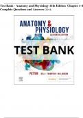 Anatomy and Physiology&comma; 11th Edition by Kevin T&period; Patton &lpar;test bank&rpar;&vert;&vert;2025