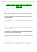 VFIS Study Set Questions With Complete Solutions 