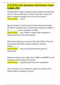 FCCM Pre-Test Questions And Answers Latest Update 2025&period;docx