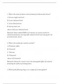 NURS8024 Pharm Exam 1 Latest Questions 6