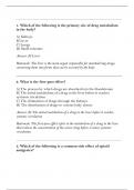NURS8024 Pharm Exam 1 Latest Questions&lpar;main&rpar;