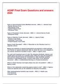 AGNP Final Exam Questions and answers 2025&period;