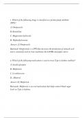 NURS8024 Pharm Exam 1 Latest Questions 2