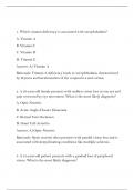pss ophthalmology Exam Completed 2023 2
