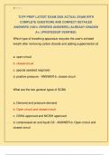 TCFP PREP LATEST EXAM 2025 ACTUAL EXAM WITH  COMPLETE QUESTIONS AND CORRECT DETAILED  ANSWERS &lpar;100&percnt; VERIFIED ANSWERS&rpar; &vert;ALREADY GRADED  A&plus;&vert; &vert;&vert;PROFESSOR VERIFIED&vert;&vert;