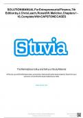 Test Bank for Entrepreneurial Finance 7th Edition Leach &sol; All Chapters 1 - 16 &sol; Full Complete