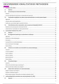 Samenvatting Gevorderde kwalitatieve methoden &lpar;artikels &plus; video's&rpar;