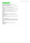 Exam OB 2-B Part B notes questions and answers
