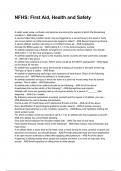 NFHS&colon; First Aid&comma; Health and Safety &lpar;New Update 2025&sol;2026&rpar; &vert;&vert;Questions and Verified Answers 100&percnt; Correct&vert; Grade A&vert;&vert;Latest