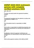 USPAP 2020-2024 mckissock quizzes with complete verified solutions 2025