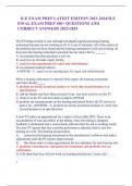 Progressive Care RN A 2024 Exam Review Questions and Answers 100- Pass Graded A&plus;