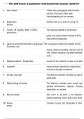 BA 100 Exam 1 questions well answered to pass rated A&plus;