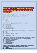 RD PRACTICE EXAM Questions and Answers Latest Versions 2025 TOP RATED A&plus;