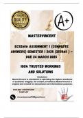 ECS2606 Assignment 1 &lpar;COMPLETE ANSWERS&rpar; Semester 1 2025 &lpar;253465 &rpar; - DUE 24 March 2025&semi; 100&percnt; Correct solutions and explanations&period; 
