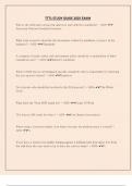 TTT1 STUDY GUIDE 2025 EXAM