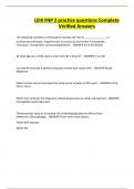 LEIK FNP 2 practice questions Complete Verified Answers