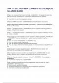 TFM 11 TEST 2023 WITH COMPLETE SOLUTION&semi;&lpar;FULL SOLUTION GUIDE&rpar;