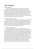 Summary Macbeth Act 3 to Act 5 -  English Literature