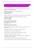Human Nutrition Exam 1 - WKU Dr&period; Mason Questions And Answers With Verified Solutions &vert; A&plus; Graded