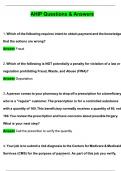 AHIP FWA Exam &lpar;Latest 2025 &sol; 2026 Update&rpar; Questions and Verified Answers &vert; 100&percnt; Correct &vert; Grade A&plus;