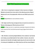 AHIP FWA Modules 1-5&comma; Nondiscrimination&comma; FWA&comma; Compliance Exam &lpar;Latest 2025 &sol; 2026 Update&rpar; Questions and Verified Answers &vert; 100&percnt; Correct &vert; Grade A&plus;