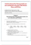 Solution Manual for Managerial Economics and Business Strategy 10thnMichael Baye&comma; Jeff Prince