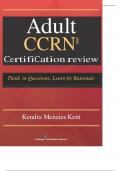 ADULT CCRN CERTIFICATION BY REVIEW KENDRA MENZIES