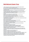 Math Methods Chapter Three Exam 2025&sol;2026 Questions With Completed & Verified Solutions&period;