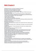 Math Chapter 6 Exam 2025&sol;2026 Questions With Completed & Verified Solutions&period;