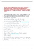 RN Adult Medical Surgical Nursing Content Mastery Series &lpar;CMS&rpar;  Exams  STUDY GUIDE ACTUAL EXAM QUESTIONS AND WELL  ELABORATED ANSWERS &lpar;MOST TESTED QUESTIONS WITH VERIFIED  ANSWERS&rpar; LATEST UPDATES 2025 &vert;ALREADY GRADED A&plus; &lpar;REVISED  EXAM&rpar;