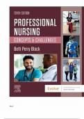 Test Bank For Professional Nursing 10th Edition Black &vert; &vert; ISBN&colon;9780323776653 &vert;All Chapter 1-16 &vert; All Chapters with Questions and Answers and Rationale&vert;&vert; LATEST VERSION