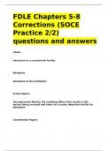 FDLE Chapters 5-8 Corrections &lpar;SOCE Practice 2 2&rpar; questions and answers