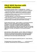 FDLE SOCE Review with verified solutions&period;