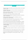 BOP Exam Questions and answers with complete solutions Latest Updated 2025 &vert; Verified