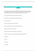BOP Exam Questions and answers with complete solutions Latest Updated 2025 &vert; Verified