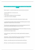 BOP Exam Questions and answers with complete solutions Latest Updated 2025 &vert; Verified