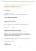 PERSONALITY TEST GUIDE  2025&sol;2026 GRADED A &lpar;100&percnt;  CORRECT ANSWERS&rpar; MUST PASS