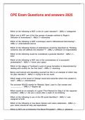 CPE Exam Questions and answers 2025&period;