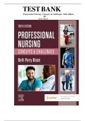  TEST BANK FOR PROFESSIONAL NURSING 10TH EDITION BY BETH BLACK ALL CHAPTERS COVERED LATEST UPDATE 2025&sol;2026